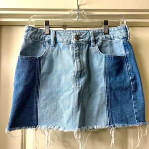Denim Mini Skirt